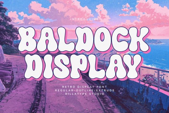 Baldock: Strategic Typography for Retro Brand Positioning