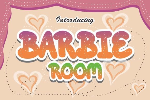 Barbie Room: Elevating Design with Elegant and Playful Typography