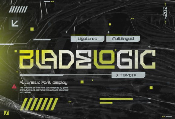 Blade Logic: The Cyberpunk Typeface Redefining Digital Aesthetics