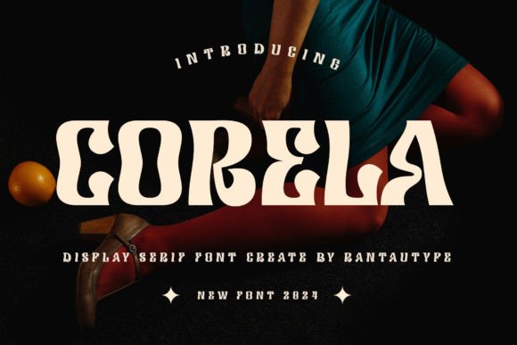 Corela: The Psychedelic Display Font for Bold Designs