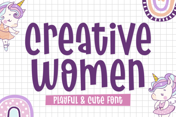 Creative Women: A Whimsical Display Font