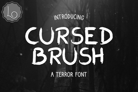 Cursed Brush: A Font for Horror Design