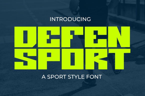 Defen Sport: A Dynamic Typeface for Athletic Branding