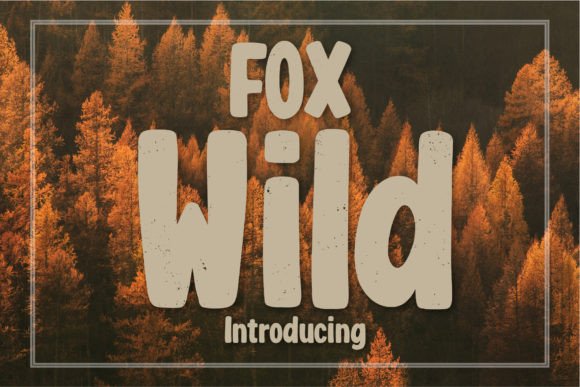 Fox Wild: A Playful Display Font for Bold Designs