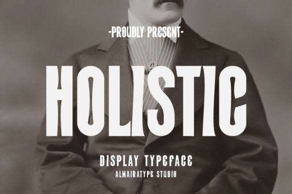 Holistic: Elevating Brand Identity with Nostalgic Typography