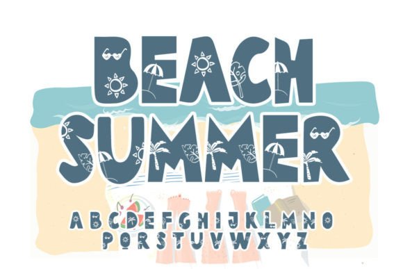 Infusing Joy into Design with the Beach Summer Display Font