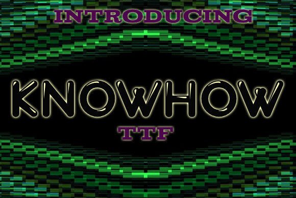 Injecting Joy into Design: Why Knowhow Is the Bubble Font Your Projects Need
