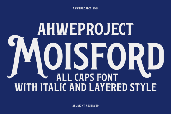 Moisford: Elevating Design with Timeless Serif Elegance