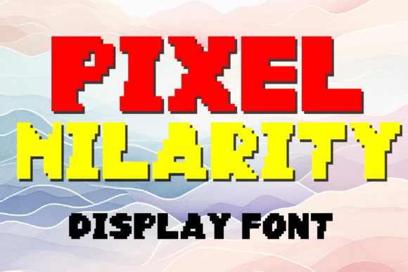 Pixel Hilarity: The Playful Pixel Art Font