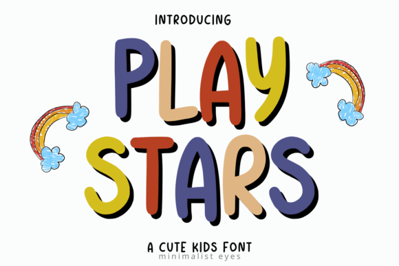 Play Stars: The Adorable Display Font for Joyful Designs