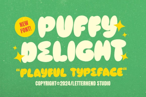 Puffy Delight: Bold Typography for Modern Design