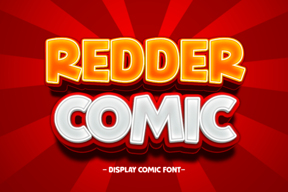 Redder Comic: Bold Charm for Playful Designs
