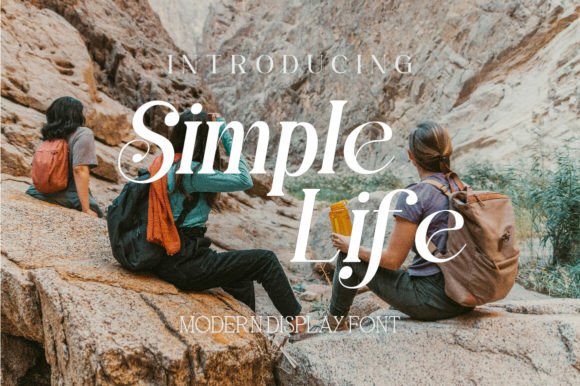 Simple Life: Strategic Typography for Modern Brand Clarity