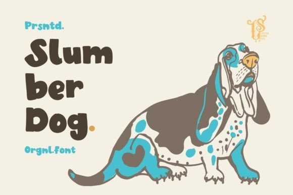 Slumber Dog: Elevating Design with Hand-Drawn Typographic Elegance