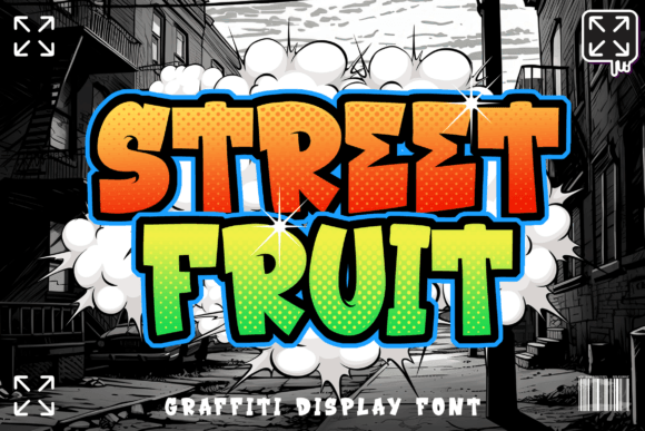 Street Fruit: Bold Graffiti Font for Modern Design