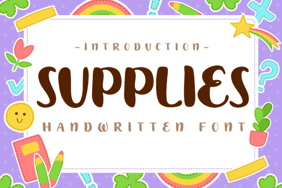 Supplies: The Handwritten Font That Balances Personality and Professionalism