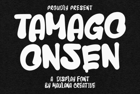 Tamago Onsen: Playful Font for Bold Designs