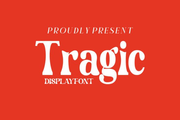 Tragic: A Quirky Display Font for Bold Designs